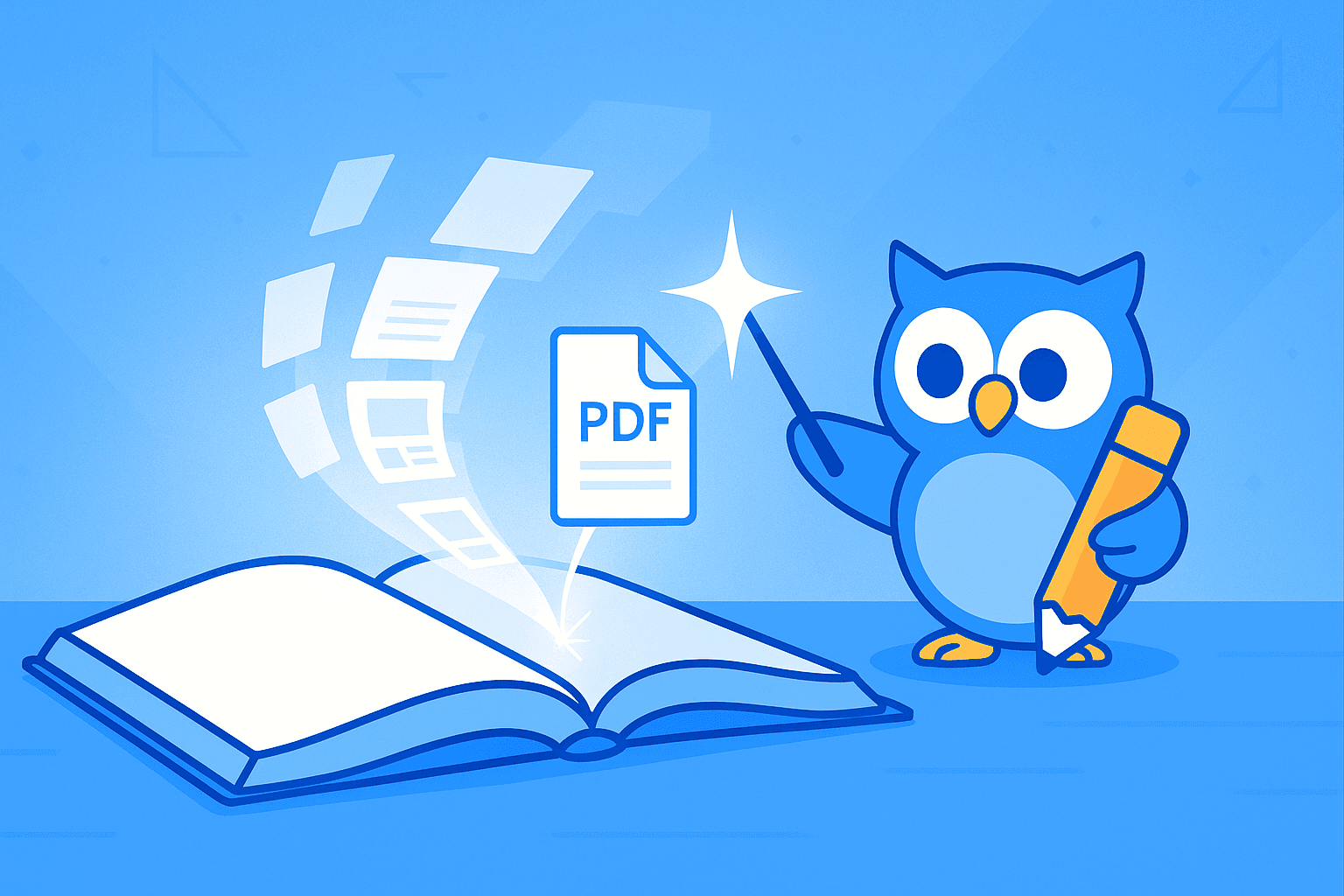 A3サイズの過去問PDFをA4サイズに自動分割するツールの画面イメージ。無料で使えるブラウザベースのPDF処理ツール